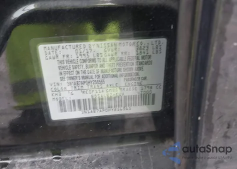 2017 Nissan Sentra S from USA, damaged, VIN 3N1AB7AP0HY256565